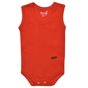 بادی زیردکمه رکابی نوزادی بی بی وان نخ پنبه قرمز